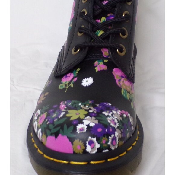 🆕 DR. MARTENS 1460 Vintage Floral Lace-Up Ankle Boot Bootie 7 - Picture 12 of 16